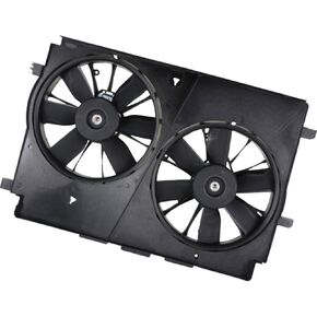 Dual Radiator and Condenser Fan Assembly for Chevrolet Camaro,Corvette 1996 1997 1998 1999 2000 2001 2002 2003 2004 for Pontiac Firebird 1998 1999 2000 2001 2002 1 PCS in Kuwait