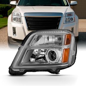 AKKON - يناسب 2010-2015 GMC Terrain SUV [نوع الهالوجين] مجموعة كاملة من المصابيح الأمامية بنمط المصنع الأصلي in Saudi Arabia