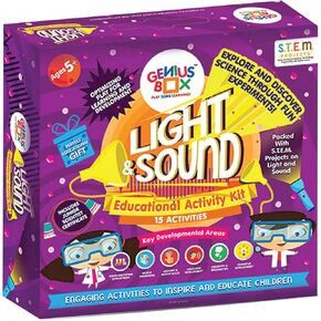 Genius Box Learning STEM Toy for 5+ Year Age: Light and Sound DIY,Activity Kit, Learning Kit, Educational Kit in Saudi Arabia