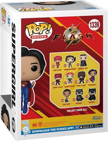 فانكو بوب! الأفلام: DC - The Flash - Supergirl - DC Comics - شخصية فينيل قابلة للتجميع - فكرة هدية - بضائع رسمية - للأطفال والكبار - محبي الكتب المصورة - شخصية نموذجية لهواة الجمع in Kuwait