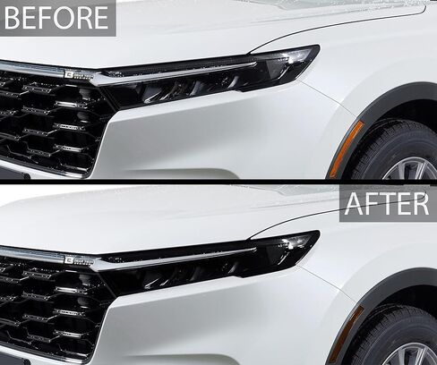 BOGAR TECH DESIGNS Full Headlight Taillight Tint Kit Compatible with Honda CR-V 2023-2025, Dark Smoke in Saudi Arabia