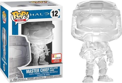 Funko Pop Games: Halo - Master Chief مع Active Camo E3 2018 إصدار محدود حصريًا in Kuwait