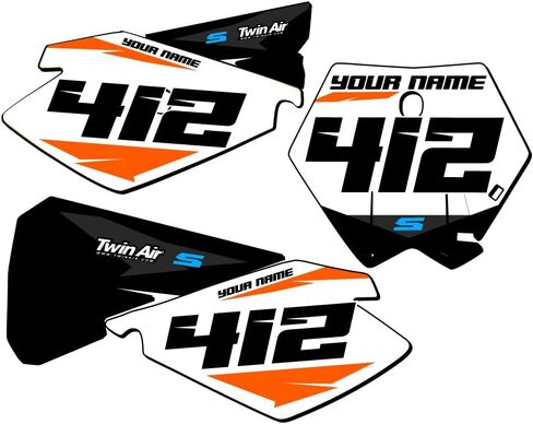 2018-2024 SX 85 SG64 مجموعة لوحات أرقام MX المخصصة Senge Graphics Kit المتوافقة مع KTM in Kuwait