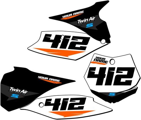 2018-2024 SX 85 SG64 Custom MX Number Plates Senge Graphics Kit Compatible with KTM in Saudi Arabia