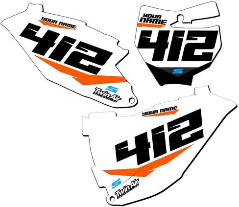 2018-2024 SX 85 SG64 Custom MX Number Plates Senge Graphics Kit Compatible with KTM in Saudi Arabia