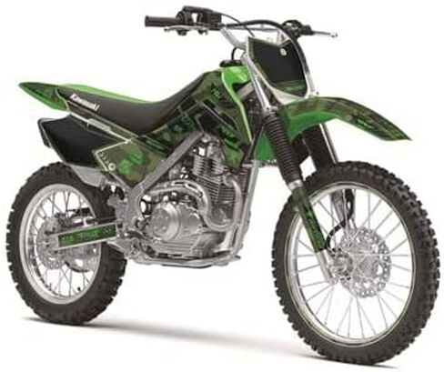 2021-2025 KLX 140 RF Apache Gray Senge Graphics مجموعة كاملة متوافقة مع كاواساكي in Kuwait