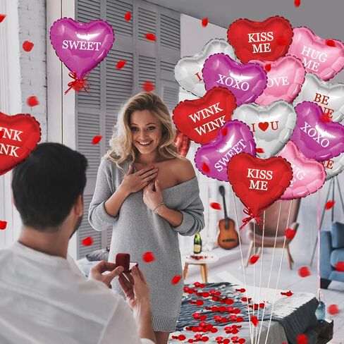 16Pcs Christmas Balloon Decorations, Cute Santa Claus Snowman Gingerbread Man Foil Balloons Christmas Mylar Balloons for Winter Xmas New Year Birthday Party Decorations Supplies in Kuwait