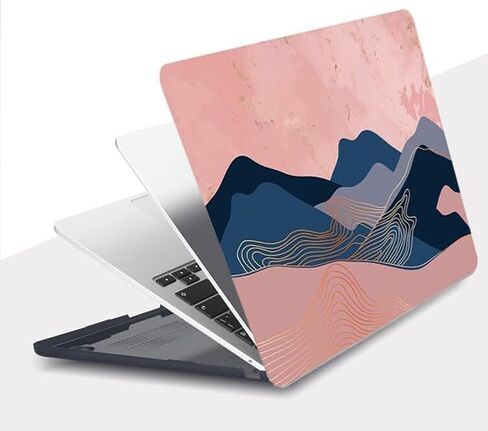 RuiHe.C Compatible with MacBook Pro 16 inch Case 2020-2019 Release,Model A2141, with Touch Bar Touch ID, Plastic Hard Shell Case & Screen Protector & Keyboard Cover-Mountain peak3 in Saudi Arabia