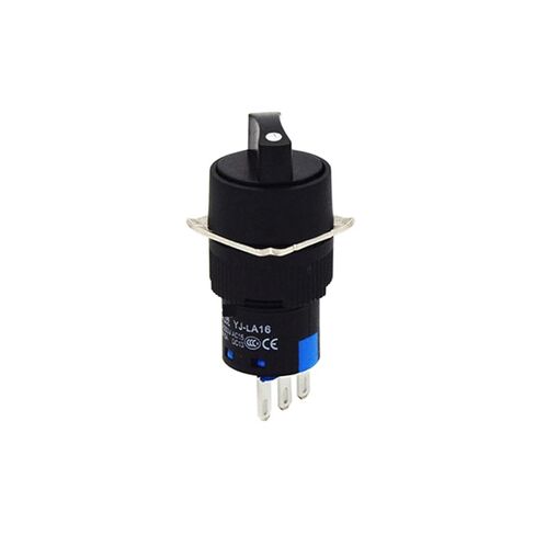 Knob LA16 Switch 2-Speed 2-Speed 3-Speed self-Locking Small Round selector Switch 16mm(LA16-22X/31/F) in Saudi Arabia