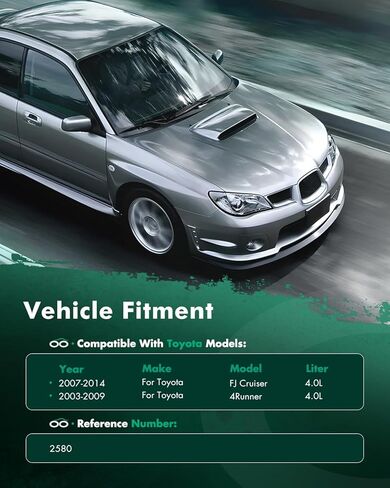 SCITOO 2580 المبرد صالح 2003-2009 لتويوتا ل 4 عداء 4.0L 2007-2014 لتويوتا ل FJ كروزر 4.0L in Kuwait