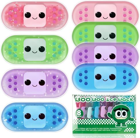 عبوات ثلج بو بو جل، عبوات ثلج للأطفال، عبوات ثلج للإصابات، عبوة باردة، علاج بارد وتخفيف الآلام للجروح الطفيفة، تخفيف الألم لإصابات الأطفال، عبوات ثلج هلامية، إصابة الأطفال in Kuwait