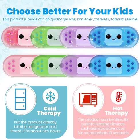 عبوات ثلج بو بو جل، عبوات ثلج للأطفال، عبوات ثلج للإصابات، عبوة باردة، علاج بارد وتخفيف الآلام للجروح الطفيفة، تخفيف الألم لإصابات الأطفال، عبوات ثلج هلامية، إصابة الأطفال in Kuwait