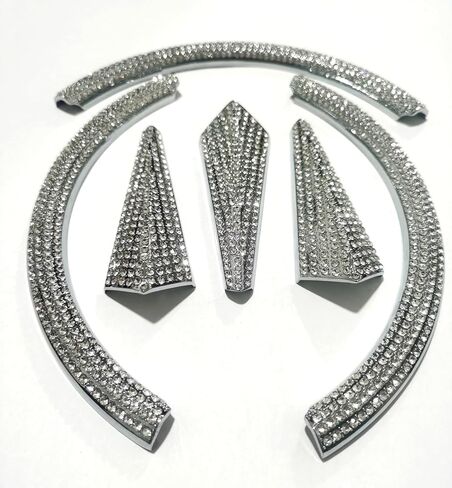 ملحقات الشعار الأمامي متوافقة مع غطاء ملصق Mercedes-Benz GLB250 GLC 300 GLE GLS 450 2020 2021 2022 2023 2024 2025 in Kuwait