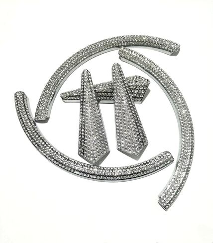 ملحقات الشعار الأمامي متوافقة مع غطاء ملصق Mercedes-Benz GLB250 GLC 300 GLE GLS 450 2020 2021 2022 2023 2024 2025 in Kuwait