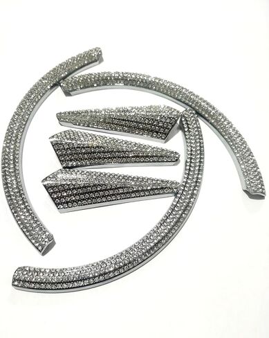 ملحقات الشعار الأمامي متوافقة مع غطاء ملصق Mercedes-Benz GLB250 GLC 300 GLE GLS 450 2020 2021 2022 2023 2024 2025 in Kuwait