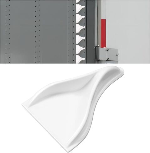 HECASA Vortex Generator Universal Shark Fins Diffuser Air Foils متوافق مع سيارات الدفع الرباعي والشاحنات والمقطورة وRV Stick-on White Spoiler Wings 80 قطعة in Saudi Arabia