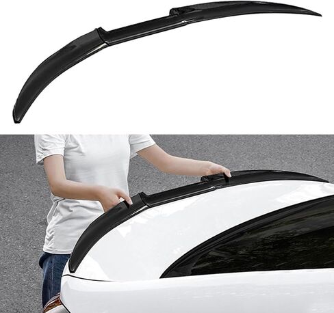 سبويلر خلفي للسيارة Nissan Altima V 2012 2013 2014 2015، سبويلر خلفي للسيارة، سبويلر خلفي للسقف، ملحقات تزيين سبويلر للسيارة، أسود ساطع in Saudi Arabia