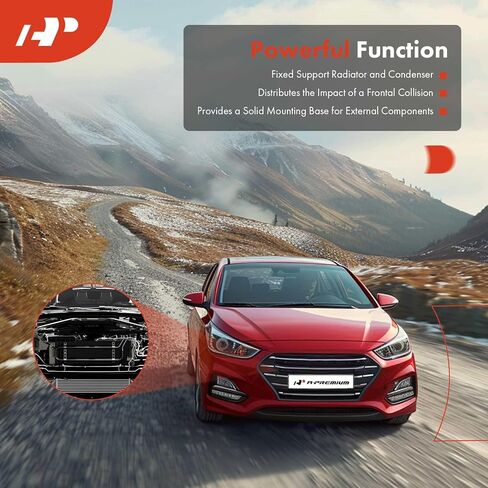 مجموعة دعم أساسية للمبرد الأمامي A-Premium متوافقة مع Honda Fit 2018 2019 2020، لوحة دعامة دعم الرادياتير in Saudi Arabia