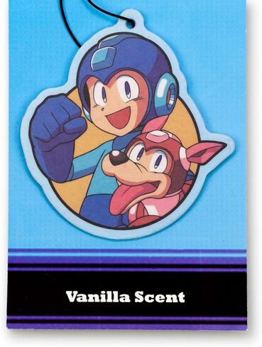 Mega Man and Rush Air Freshener | Vanilla Scented | Mega Man Legacy Collection in Saudi Arabia