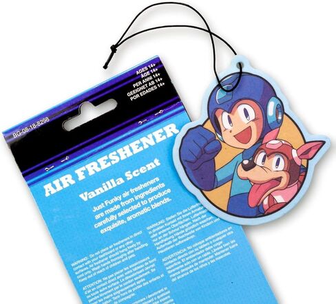Mega Man and Rush Air Freshener | Vanilla Scented | Mega Man Legacy Collection in Saudi Arabia