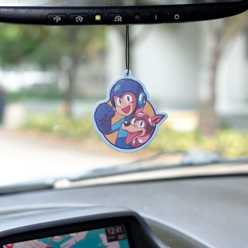 Mega Man and Rush Air Freshener | Vanilla Scented | Mega Man Legacy Collection in Saudi Arabia