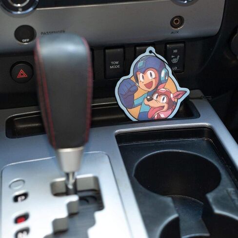 Mega Man and Rush Air Freshener | Vanilla Scented | Mega Man Legacy Collection in Saudi Arabia