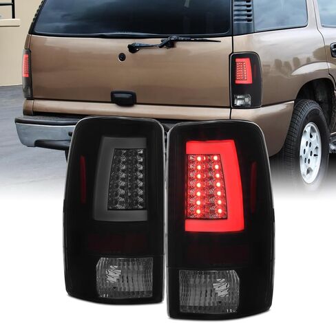 AKKON-للأسود المدخن 00-06 جي إم سي يوكون XL 1500/2500 تشيفي سوبربان تاهو عمود إضاءة LED أضواء الفرامل الخلفية يسار + يمين in Saudi Arabia