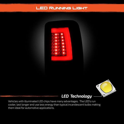 AKKON-للأسود المدخن 00-06 جي إم سي يوكون XL 1500/2500 تشيفي سوبربان تاهو عمود إضاءة LED أضواء الفرامل الخلفية يسار + يمين in Saudi Arabia