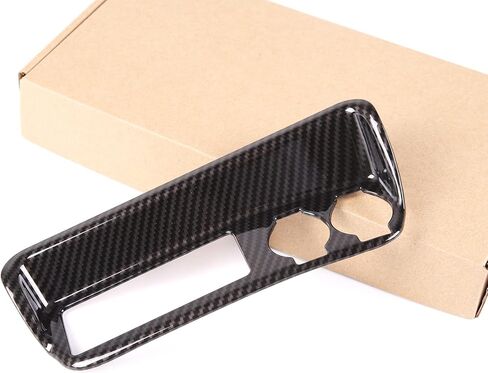 Compatible with Toyota Tacoma 2011 2012 2013 2014 2015 Car Center console cigarette lighter panel Interior Car Accessories (Black Carbon Fiber) in Saudi Arabia