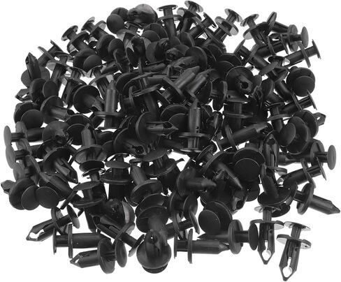 Car Front Fender Skirt Clip for Ford Escape 2008-2012 Durable No.N807389S/21030249/6503598 | Bumper Push Type Plastic Retainer Rivets Black 25 Pcs in Saudi Arabia