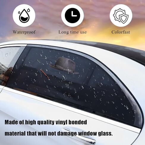 Fedora and Cigar Window Decal, Funny Driving Fake with Hat and Cigar Car Stickers, Waterproof Driving Crooner Decals for Vehicle Window Windshield, Car Decor Accessories (Style B) in Saudi Arabia