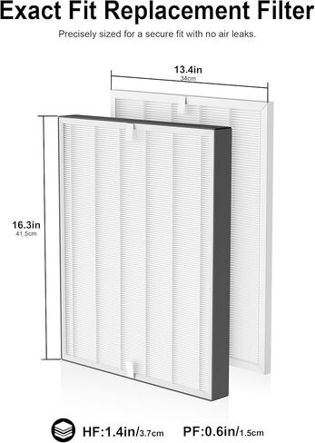 3000 Replacement Filters Compatible with Air Doctor 3000M Commercial Units 3000, Includes 1 High-Efficiency Filter and 4 Pleated Pre-Filters, Comparable to Part # ADF3001, ADF3010 in Kuwait
