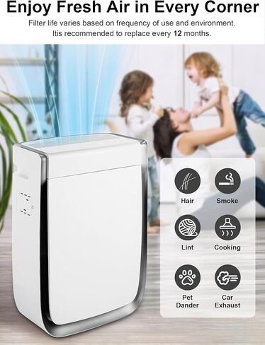 3000 Replacement Filters Compatible with Air Doctor 3000M Commercial Units 3000, Includes 1 High-Efficiency Filter and 4 Pleated Pre-Filters, Comparable to Part # ADF3001, ADF3010 in Kuwait