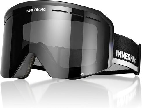 نظارات التزلج على الجليد للرجال والنساء والشباب - نظارات OTG للتزلج على الجليد مضادة للضباب - شفافة بنسبة 80% in Kuwait