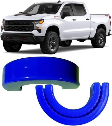 Tow Hook Covers for Silverado 1500 2007-2025, Hitch Cover Front Customized Car Tow Hooks Compatible with Chevrolet Silverado 1500 Accessories 2007-2025 (Blue) in Saudi Arabia