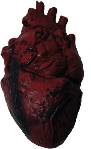 Fake Bloody Heart Prop Halloween Decoration, Realistic Human Body Part for Prank, Spooky, Creepy Decoration in Saudi Arabia
