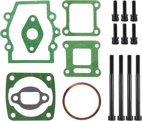 WOOSTAR 40mm Cylinder Top End Gasket Kit Replacement for 2 Stroke 49cc 50cc Yamaha Y-Zinger Jog Moped Scooter Dirt Pit Bike Go Kart in Saudi Arabia
