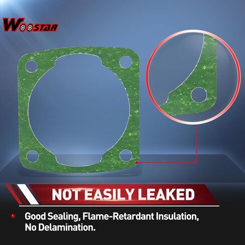 WOOSTAR 40mm Cylinder Top End Gasket Kit Replacement for 2 Stroke 49cc 50cc Yamaha Y-Zinger Jog Moped Scooter Dirt Pit Bike Go Kart in Saudi Arabia