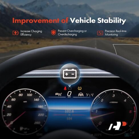 وحدة مستشعر مراقبة تيار البطارية A-Premium مع موصل ضفيرة متوافقة مع Honda CR-V CRV 2012-2015، Civic 2012-2015 & Acura RDX 2013-2017، ILX 2013-2017، 1.5L 1.8L 2.0L 2.4L 3.5L in Saudi Arabia