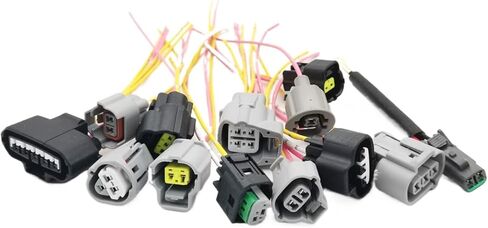 for S+K200 210 250 300 350-8 Excavator Engine Water Temperature Sole*/noid Valve se/n*/SOR Plug Connector(White) in Saudi Arabia