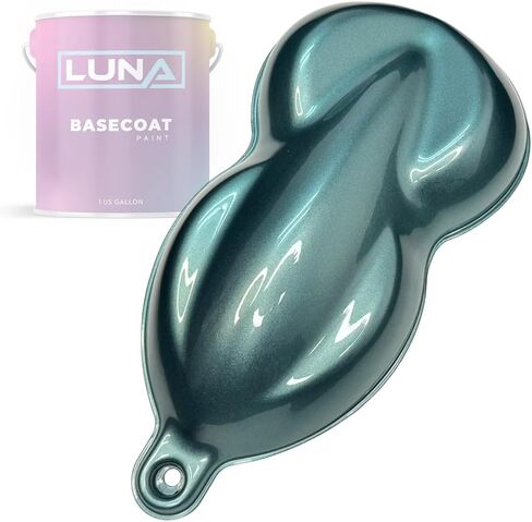 Seafoam Green Midcoat Aerosol - Metallic - Professional Auto Paint for DIY Enthusiasts, Hobbyists, and Automotive Shops - Premium Quality for Professional Installers - Luna Eclipse in Saudi Arabia