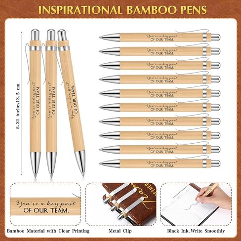Honoson 12 Sets Team Appreciation Gifts Bulk Pocket Size Leather Notebook with Ballpoint Pen in Black Ink Christmas Employee Appreciation Gifts for Staff Coworker Team Teacher Student Nurse in Saudi Arabia
