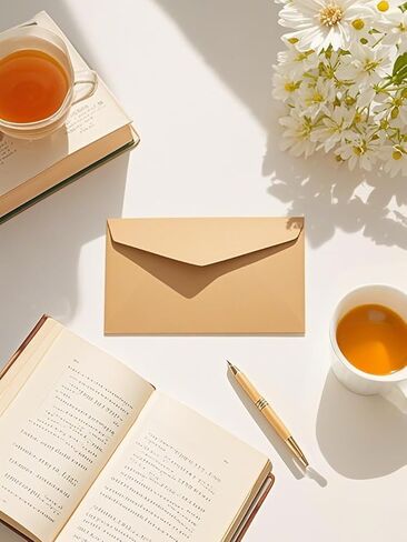 Kraft Mini Envelopes Brown Kraft Envelopes for Gift Cards and Business Cards (4"x2.95" 30 Pack) in Saudi Arabia