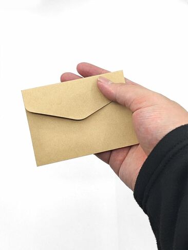 Kraft Mini Envelopes Brown Kraft Envelopes for Gift Cards and Business Cards (4"x2.95" 30 Pack) in Saudi Arabia