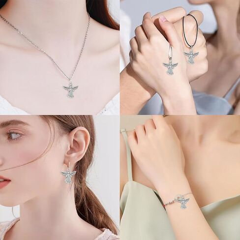 60PCS Guardian Angel Charms Antique Silver Angel Pendants Alloy Religious Charms Pendant Cute Tiny Pendants Bead Charms for Keychains Earrings Bracelets Necklaces Jewelry Making and DIY Crafts in Saudi Arabia