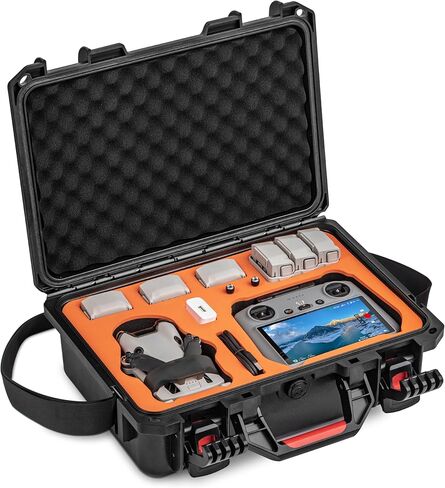 STARTRC Mini 4 Pro Case Waterproof Hard Carrying Case for DJI Mini 3 Pro/Mini 3 Accessories,Tavel Case for DJI Mini 4 Pro Fly More Combo (RC/N1/N2 Controller) in Kuwait