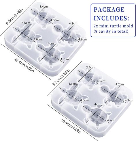 Sea Turtle Box Resin Mold with Lid, Creative Container Epoxy Resin Casting Mould, Sea Animal Silicone Storage Mold DIY Jewelry Holder Trinket Plate Resin Clay Craft Art Supplies Making Home Decor in Saudi Arabia