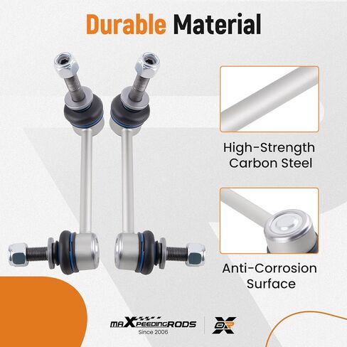 وصلة قضيب تثبيت أمامية 2 قطعة من maxpeedingrods لسيارة Toyota 4Runner 2003-2022 FJ Cruiser 2007-2023 لكزس GX470 2003-2009، K90677 K90683 وصلة قضيب تثبيت in Saudi Arabia