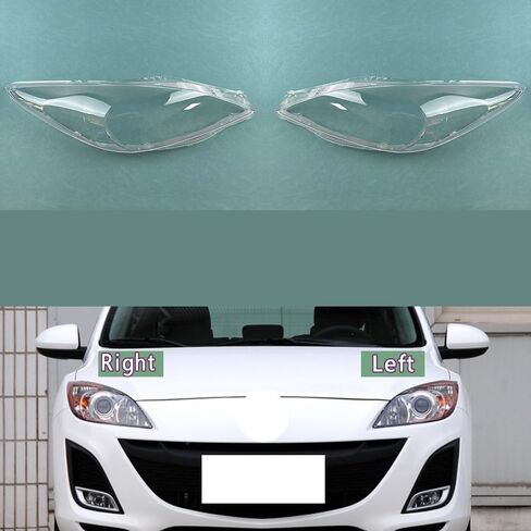 Compatible With M-azda 3 Speed Headlight Housing Shell - Transparent Lamp Shade Lens Cover 2011-2015 Models(Right 1PCS) in Saudi Arabia