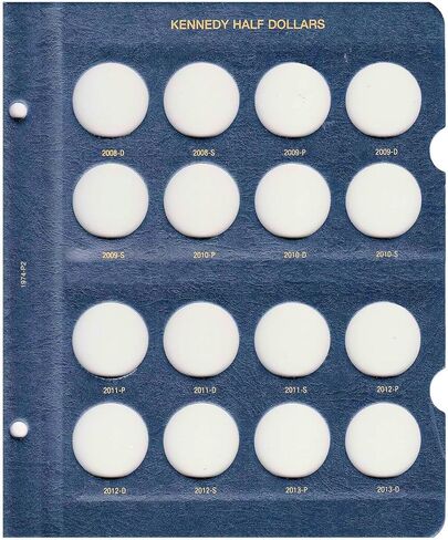Whitman US Kennedy Half Dollar Coin Album Page 2019 - 2023 in Kuwait